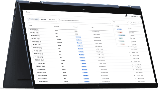 Operational data unified for forecasting and orders