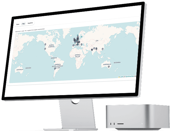 End-to-end supply network visibility